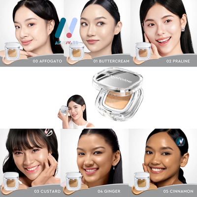 GLAD2GLOW Perfect Cover Glow Cushion High Coverage Long Lasting Flawless Pores