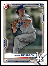 2021 Bowman Draft #BD-146 Peter Heubeck