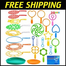 Giant Bubble Wand Set with Tray for Kids