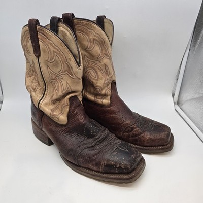 Men's Double H Graham Cowboy Boots Bison Size 11.5EE USA DH5305 Steel Toe