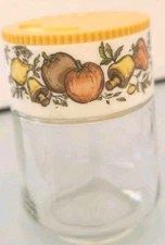 Vtg Corning Ware Gemco Glass Shaker Spice of Life Spice Jar 3.5"  USA