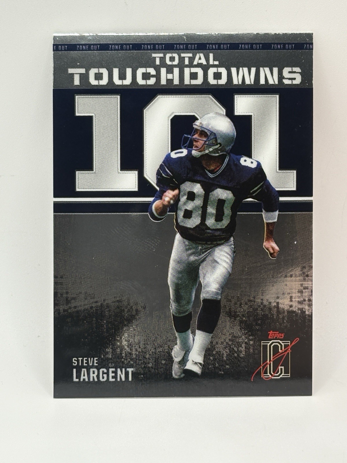 Steve Largent #ZO-15 Football Cards 2024 Topps Signature Class Zone Out trading card — raw and PSA graded price guide