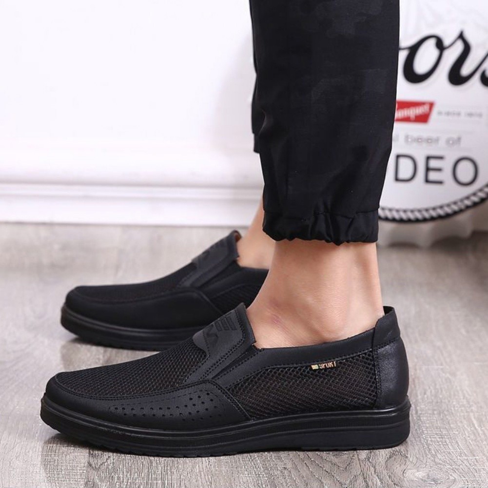 Scarpe da uomo slip on traspiranti casual foto 5