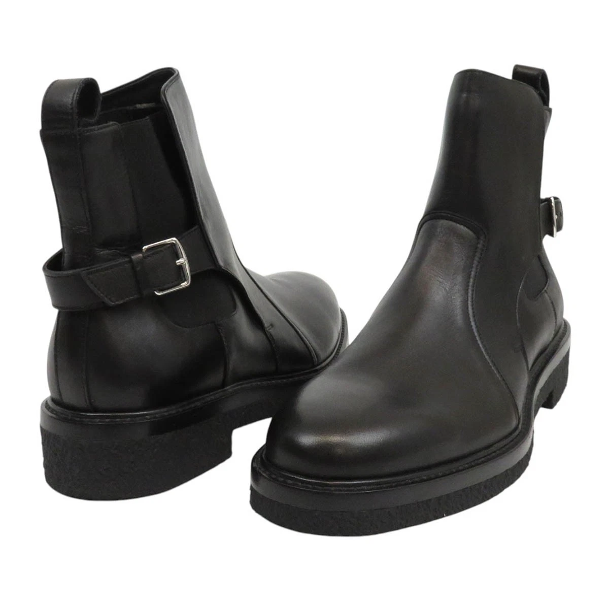 Hermes — HERMES Distance Ankle Boots mens black 【A】