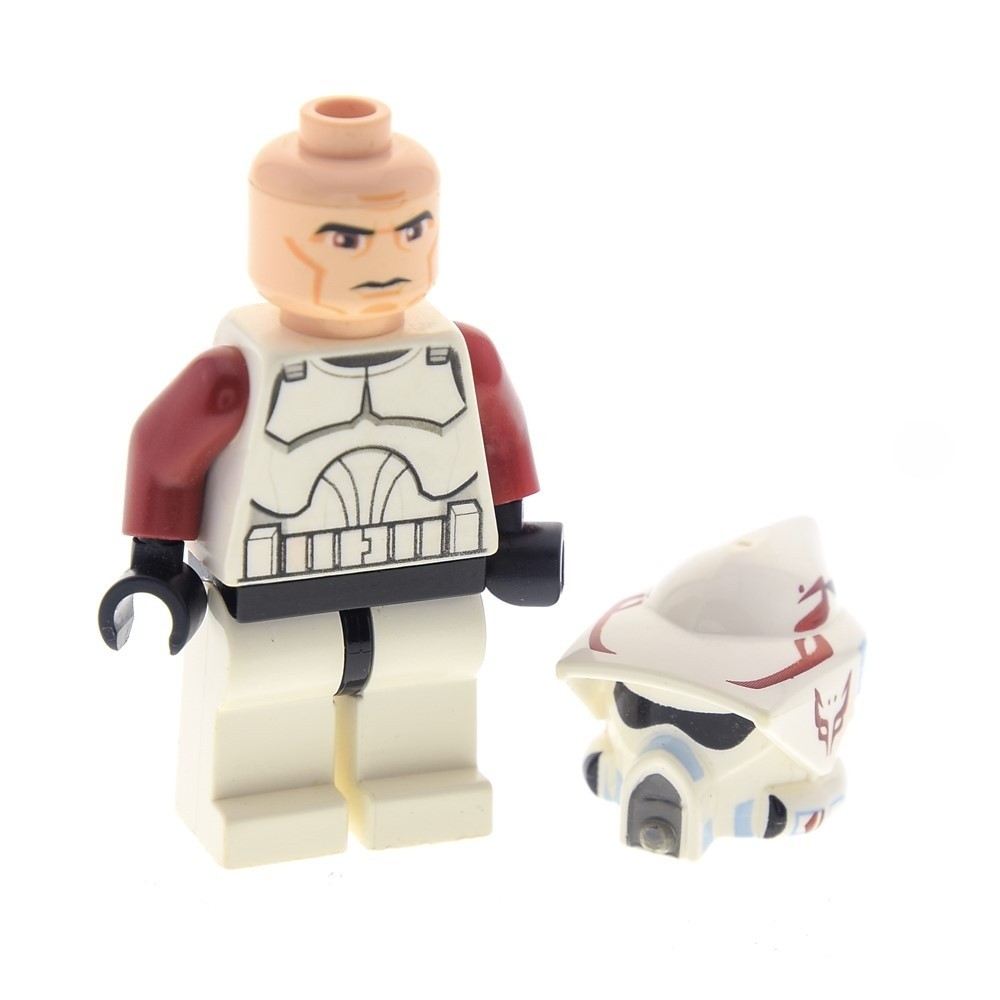 1x LEGO Minifigure Star Wars Clone Justice Trooper Rancor Battalion Helmet 9488