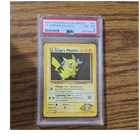 Lt. Surge's Pikachu 081/132 Gym Heroes 2000 English Regular Unlimited PSA 8
