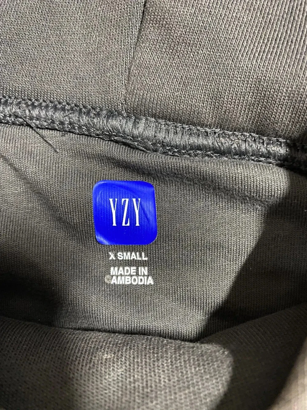 Felpa con cappuccio Xs Yeezy Gap Engineered Balenciaga Colomba USCITA ORIGINALE Grigio