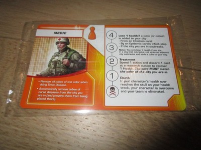 NEW PANDEMIC PROMO ROLES Board Game Character Expansion Z-Man Games BGG