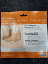 Schluter-Kerdi/ 4mil Thick Inside Waterproofing Corner 1 Pack - 2 Corners 