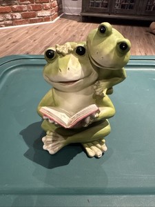 Frog Reading To Little Brother