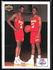 1991-92 Upper Deck #1 NBA Draft Checklist (Stacey Augmon / Rodney Monroe) DPK,