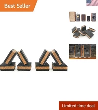 Sound Isolation Pads. Cork Pads for Speakers to Improve Sound and Reduce Vibr...