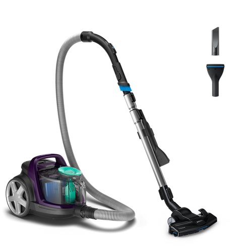 Aspirador en seco inalámbrico PHILIPS serie 5000 de 1900 W con PowerCyclone 7 Techno - Imagen 1 de 12