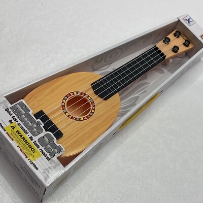 Children s  Artificial Wooden Pattern 4-String Toy Ukelele