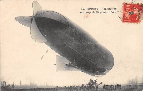 CPA DE 1909 AVIATION BALLON DIRIGEABLE MILITAIRE  La République  Airship EUR 10,90 - FR