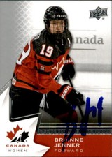 Brianne Jenner Signed 2020 Upper Deck Canada Women Card #49 Team Canada