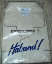 Haband Mens Broad Cloth SS Legs  Sleeves Pajamas-Sz 2X