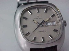HAMILTON AUTOMATIC Watch 825012-3 Satin Finish Stainless Steel Double Quickset