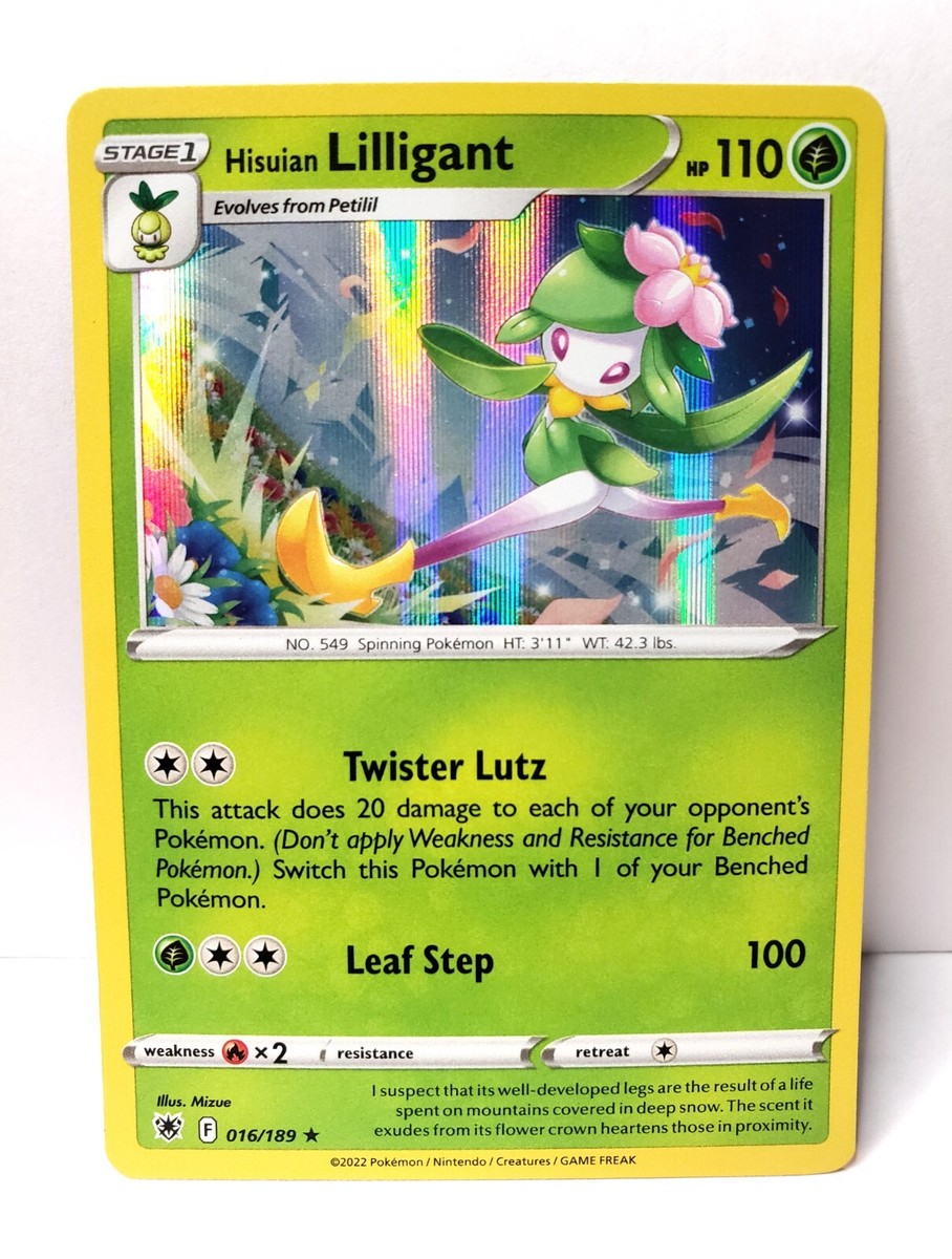 Pokmon TCG - Hisuian Lilligant - 016/189 - Holo Rare - Astral Radiance -NM/MINT Pokmon TCG - Hisuian Lilligant - 016/189 - Holo Rare - Astral Radiance -NM/MINT
