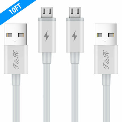 5FT /10FT Micro USB Data  Sync  Charger  Cables For  Samsung Android  LG  Device