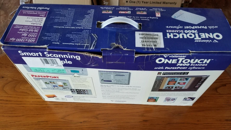 Vintage Visioneer OneTouch 7600 Scanner Flatbed Scanner 1200dpi 36 Bit Color - Image 4 of 4