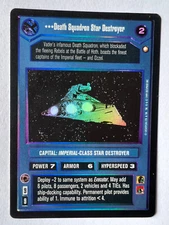 Star Wars CCG Death Squadron Star Destroyer Foil Reflections I