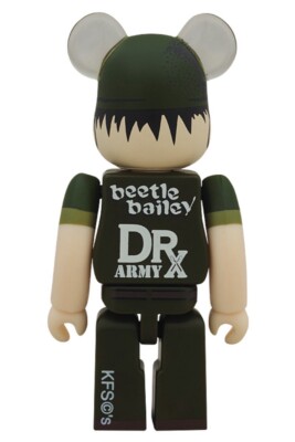 Be@rbrick Beetle Bailey 400% DRX Army Bearbrick BNIB | eBay
