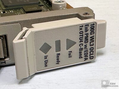 NTK539UA 007 CIENA 100G WL3 ENH PMD W/EDFA 1xOTU4 C-BAND 6500 CARD