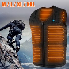 Winter Men Women Electric Coat Heated Jacket Usb Heating Pad Body Warmer↷…