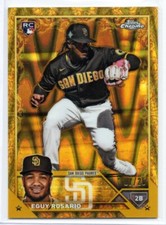 2023 Topps Chrome Gilded Collection - Gold Etch Refractor #90 Eguy Rosario /25