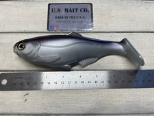 Weedless Swimbait 7.5” Color Purple Gizzard Shad Lot Of 1 Bait