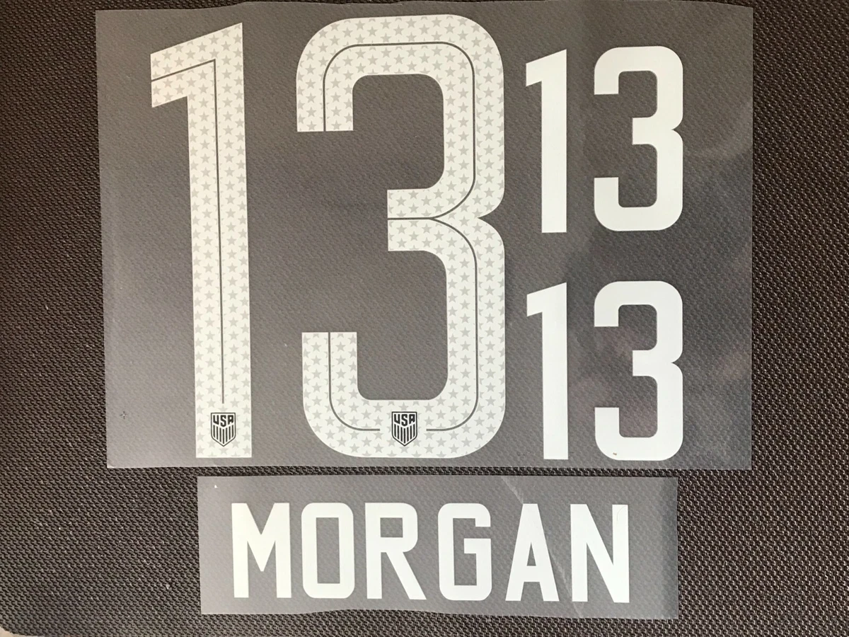 Team USA 2018 Alex Morgan Soccer Football Shirt Jersey Name Number