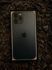 Apple Iphone 12 Pro Max 256gb - Boxed - Pacific Blue - O2