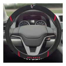Nueva cubierta de volante NFL Atlanta Falcons malla negra agarre extra