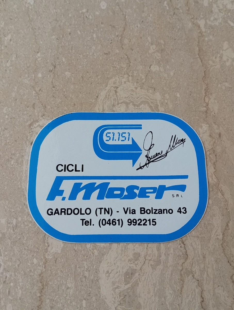 ADESIVO FAMCUCINE CAMPAGNOLO Francesco Moser Campione d'Italia 1981/82 EUR 10,00 - IT