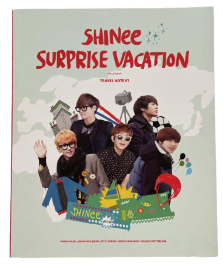 SHINee SURPRISE VACATION TRAVEL NOTE 01 POSTER DVD PHOTO BOOK