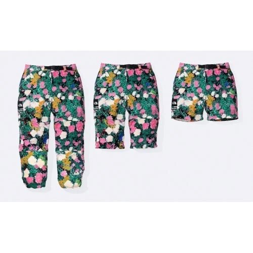 Pantalon ceinturé zippé Supreme The North Face Trekking fleurs M