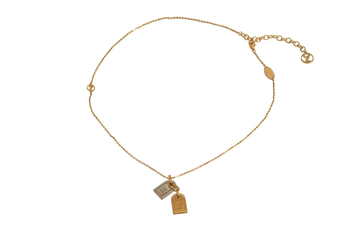 louis vuitton nanogram necklace