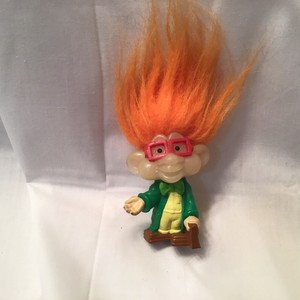 troll doll with glasses