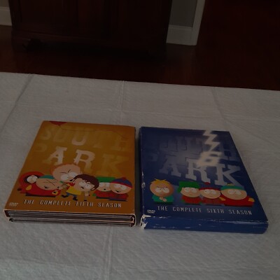 SOUTH PARK THE COMPLETE FIFTH & SIXTH SEASONS DVD'S COMEDY CENTRAL 2005