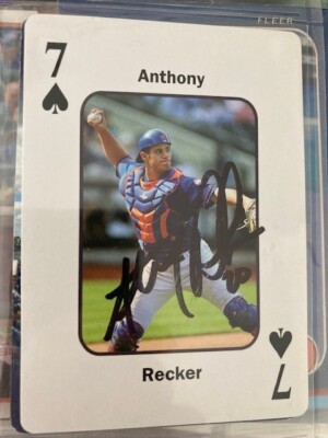 NY Mets Autograph -Anthony Recker - Only Mets Card