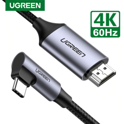 Ugreen 60hz Usb C To Hdmi Ugreen 90 Degree USB C To HDMI Cable 4K 60Hz