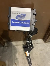 GAMBER-JOHNSON NOTEPAD V LAPTOP DOCKING STATION  AND BASE COMPLETE