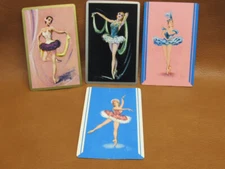 Lot 4 Ballerina Dancer Swap Playing Cards