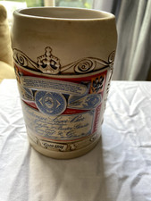 Vintage 1990 Budweiser Mug - Anheuser-Busch Antique Budweiser Label Stein