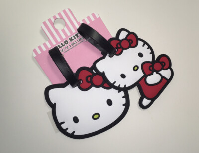 hello kitty backpack id Hello Kitty Accessories | Hello Kitty Set Of 2 Luggage Tags | Color: Red/White | Size: Os