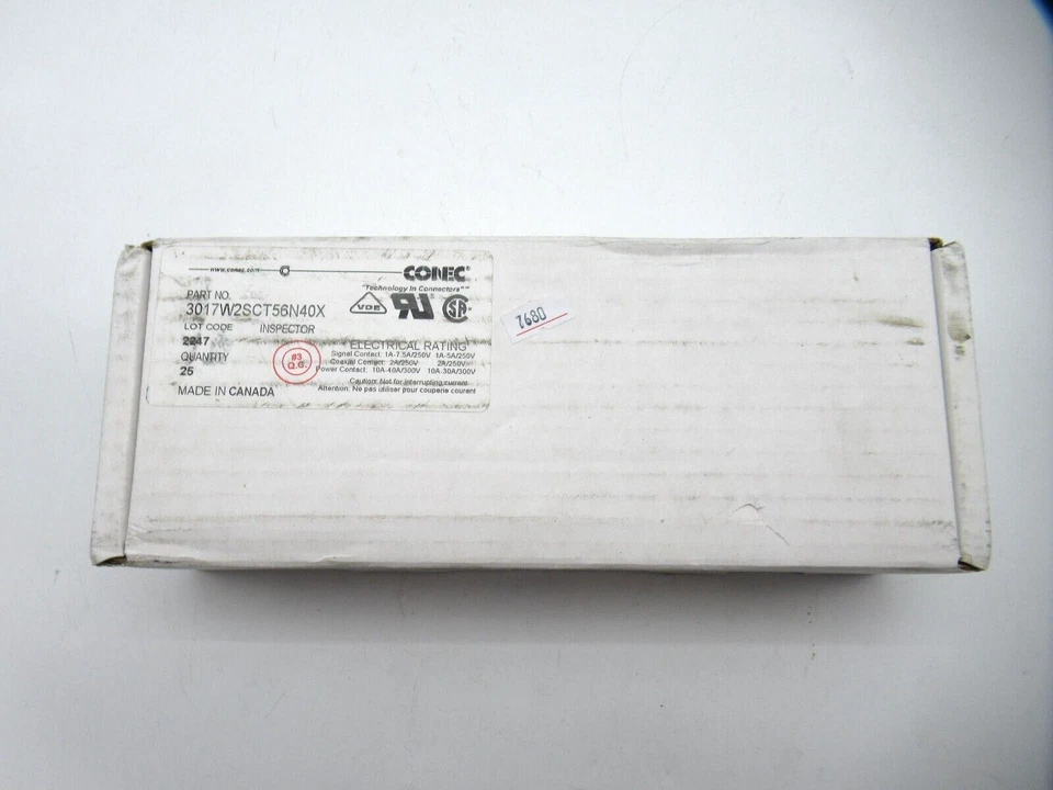 Amphenol CONEC 3017W2SCT56N40X D-Sub Mixed Contact Connector 17W2 Female NEW - Image 4 of 4