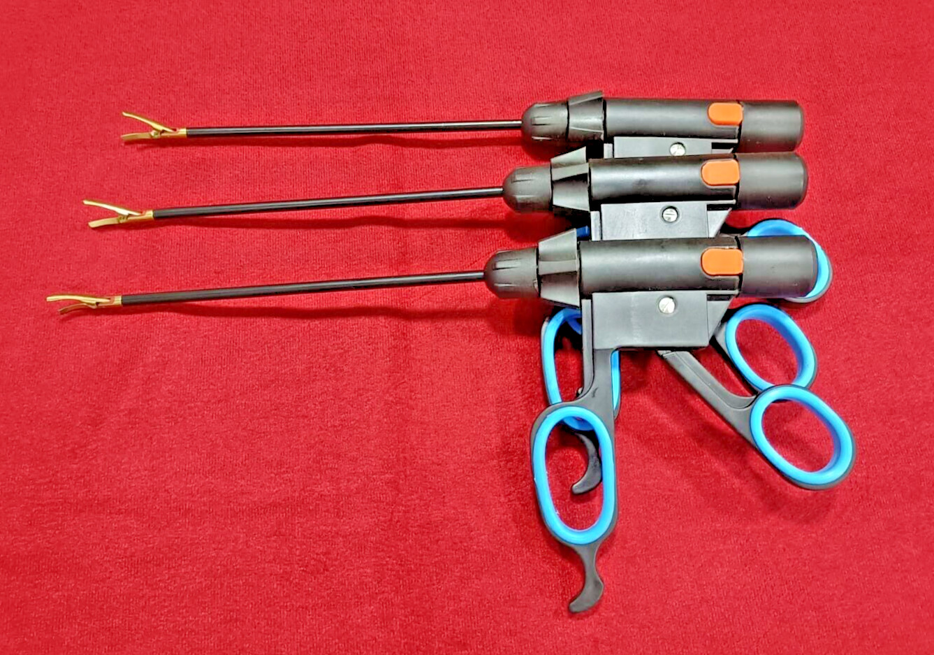 Cortador Sellador Bipolar Laparoscópico Bissinger Mandíbula Dorada 5mmx17cm Reutilizable - 3 nos.
