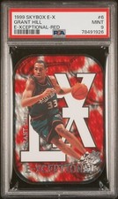 1999-2000 Skybox E-X E-Xceptional XC Red Grant Hill #6 eBay 1/1 PSA 9 Low Pop