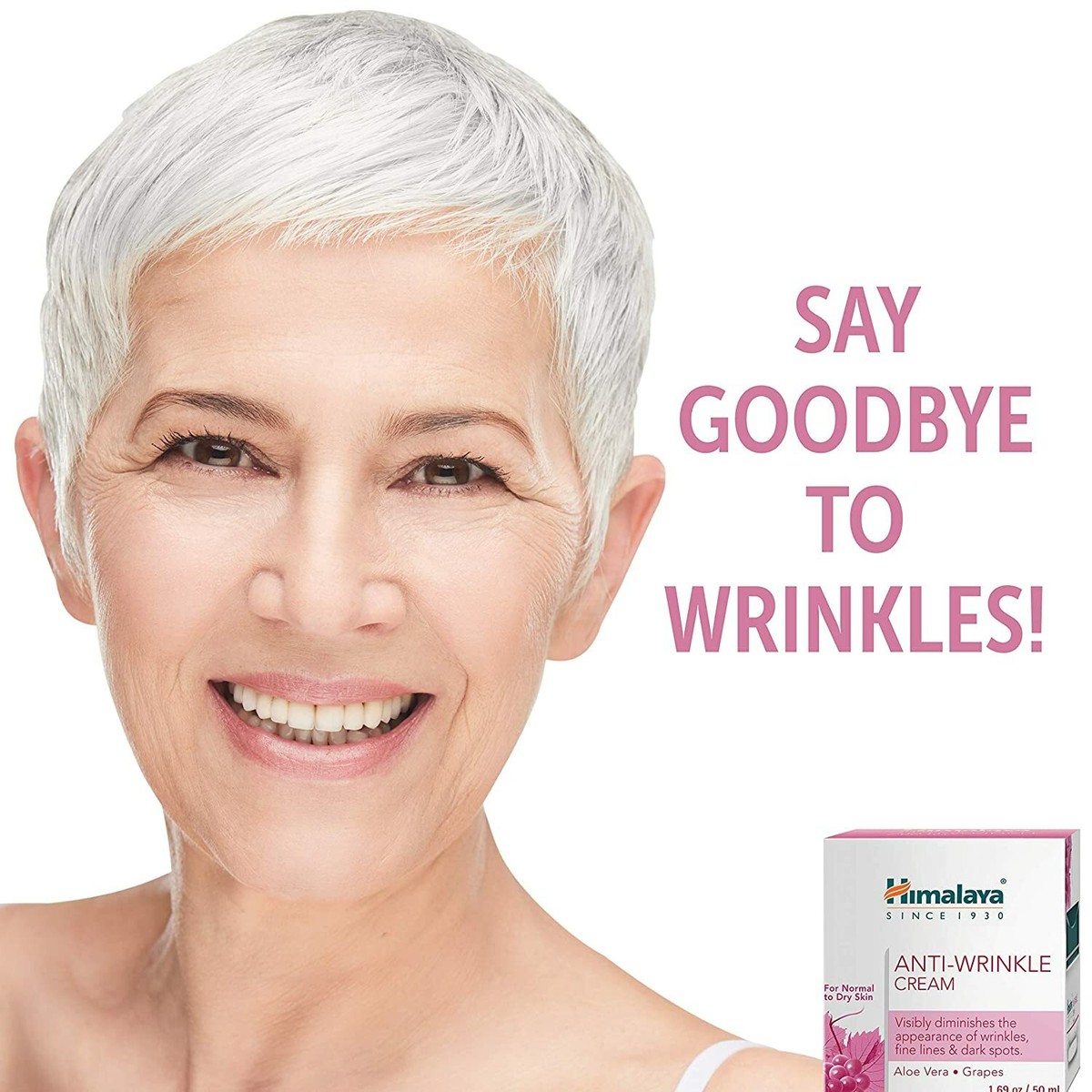 Himalaya Herbals Anti Wrinkle Cream -Reduces Wrinkles Moisturizes